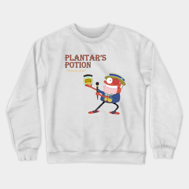 Amphibia - Hop Hop's potion Crewneck Sweatshirt by potatointospace